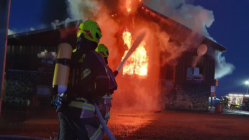 Brand der &laquo;Kissinger H&uuml;tte&raquo;