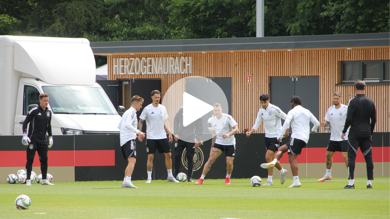 DFB: Die Deutsche Nationalmannschaft beim Abschlusstraining am Home Ground Herzogenaurach vor dem kleinen Nations-League-Finale gegen Frankreich.