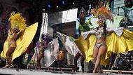Farbenfrohes Spektakel: das Samba-Festival 2022 in Coburg.