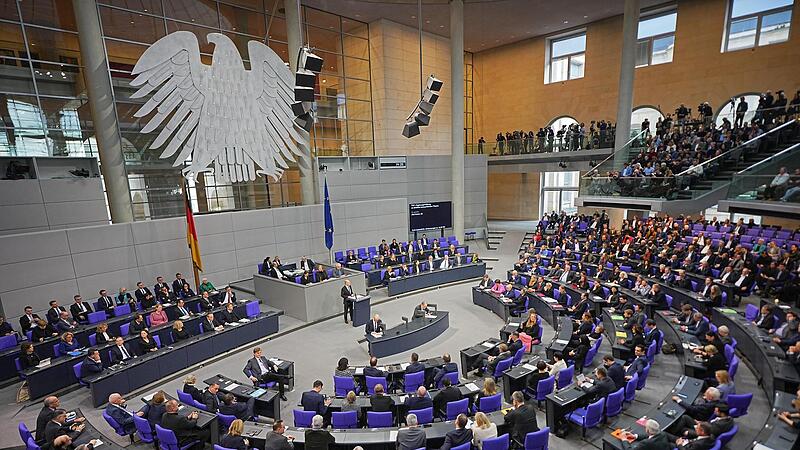Hoch her ging es am Mittwoch im Deutschen Bundestag. .