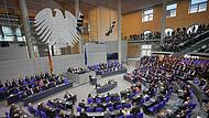 Hoch her ging es am Mittwoch im Deutschen Bundestag. .