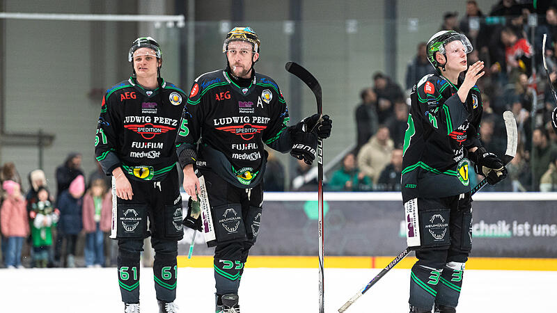 Schwerstarbeit f&uuml;r die Alligators umJake Fardoe (Mitte) und Niklas Hane (rechts): Nach dem Serienauftakt bei &uuml;berlegenen Scorpions kommt Hannover am Dienstag nach H&ouml;chstadt.