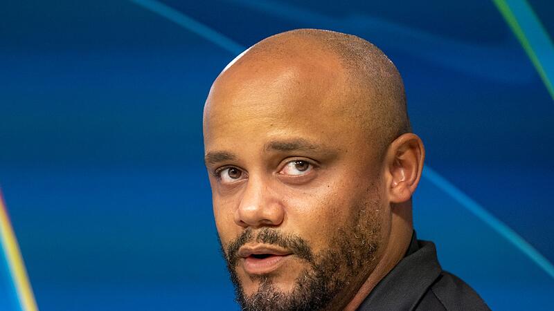 Pressekonferenz mit Kompany und Laimer