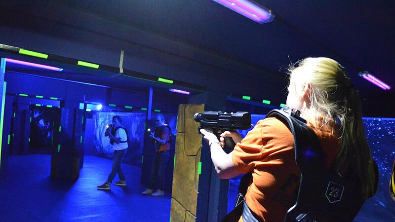 Lasertag ist nur eine von vielen Attraktionen in der Funtasy World. Lasertag ist nur eine von vielen Attraktionen in der Funtasy World.