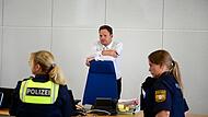 Amtsgericht Bamberg Vergewaltigung Studentenwohnheim Der Vorsitzende Richter des Schöffengerichts Philipp Schmitz in einer Verhandlungspause.
