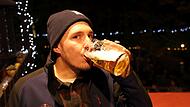 Fränkische Tradition: In Hallerndorf fand am 31. Oktober der Bockbieranstich statt und zahlreiche Bierfans ließen es sich munden.