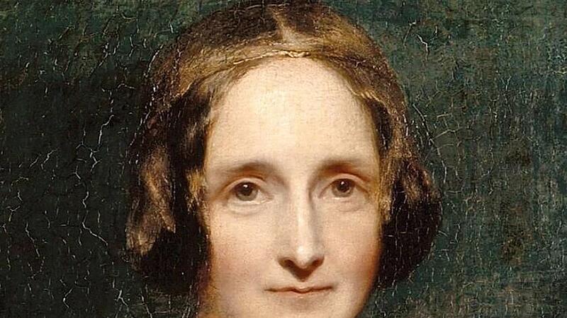 Die britische Schriftstellerin Mary Shelley (1797-1851) auf einem erstmals 1840 ausgestellten Gem&auml;lde des Malers Richard Rothwell.