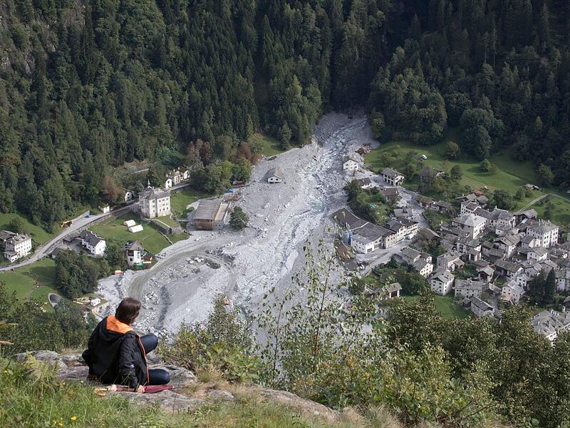 Nach Bergsturz in der Schweiz