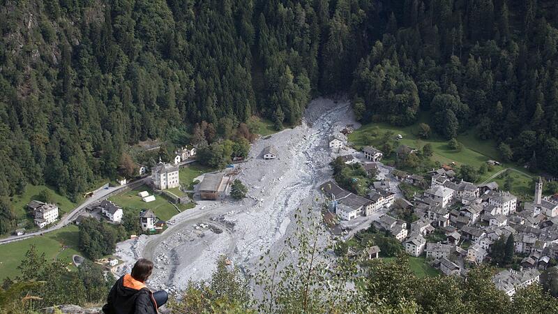 Nach Bergsturz in der Schweiz