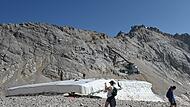 Hitze lässt Gletscher schrumpfen Hitze lässt Gletscher schrumpfen