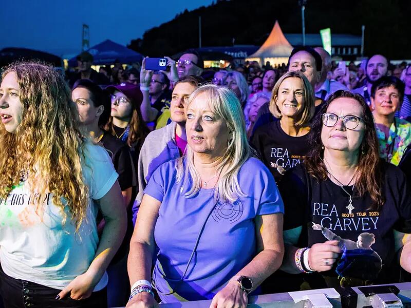 So sch&ouml;n war es bei Rea Garvey in Bad Kissingen.