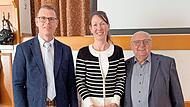 Marco Schäfer und Antje Rink zusammen mit dem Vorsitzenden der CSU Senioren-Union Siegfried Erhard (rechts. Marco Schäfer und Antje Rink zusammen mit dem Vorsitzenden der CSU Senioren-Union Siegfried Erhard (rechts.