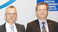 Ulrich Pochmann (rechts) wird Nachfolger von Egon Grünbeck als Kreisvorsitzender im Spielkreis 2. Grünbeck (links) bleibt Kreisspielleiter.