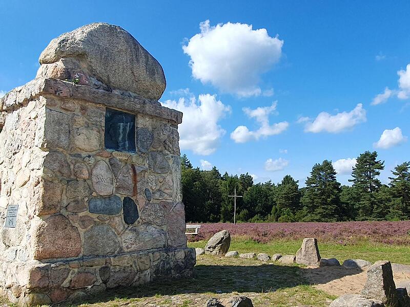 Der Lönsstein am Wietzer Berg2023 Heidschnuckenweg Teil 5