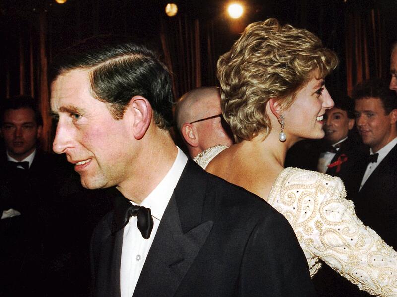 Der damalige Prinz Charles und Diana Der damalige Prinz Charles und Diana