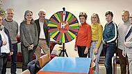 Vertreter des Hilfsfonds Region Bamberg bei der Spenden&uuml;bergabe (von links): Elisabeth Skantze (Inner Wheel Club Bamberg), Lothar Philipp (Lions-Club Bamberg-Michelsberg), Christine Bieber (Caritas), Hans-Ulrich Th&uuml;mmel (Ambassador Club Bamberg), ...