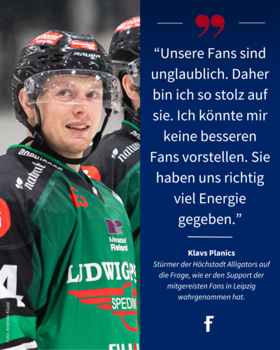 Fans der Höchstadt Alligators in Leipzig