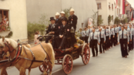 Ein Schnappschuss vom 100. Jubil&auml;um der Feuerwehr M&uuml;hlhausen im Jahr 1976.