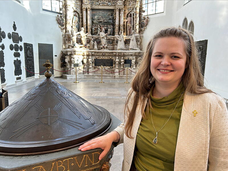 Hanna Kurz-Schneider wurde bei einem Gottesdienst in der Coburger Morizkirche in ihr neues Amt als Religionspädagogin in der Pfarrei „Evangelisch unter der Veste“ eingeführt.