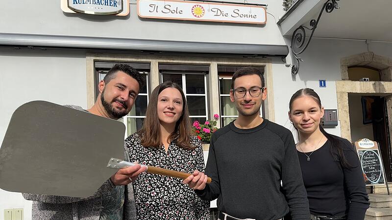 Neue und alte Wirte des Il Sole in G&ouml;&szlig;weinstein
