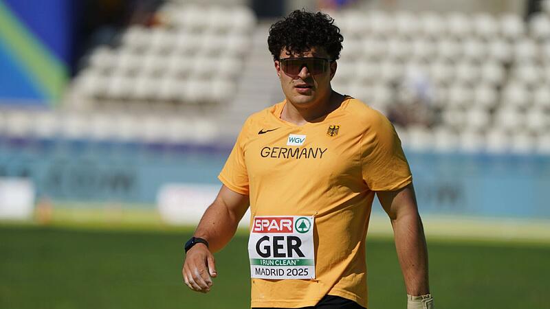 Merlin Hummel geh&ouml;rte bei der Team-EM in Madrid zu den besten deutschen Leichtathleten und durfte sich &uuml;ber  Mannschafts-Bronze freuen.