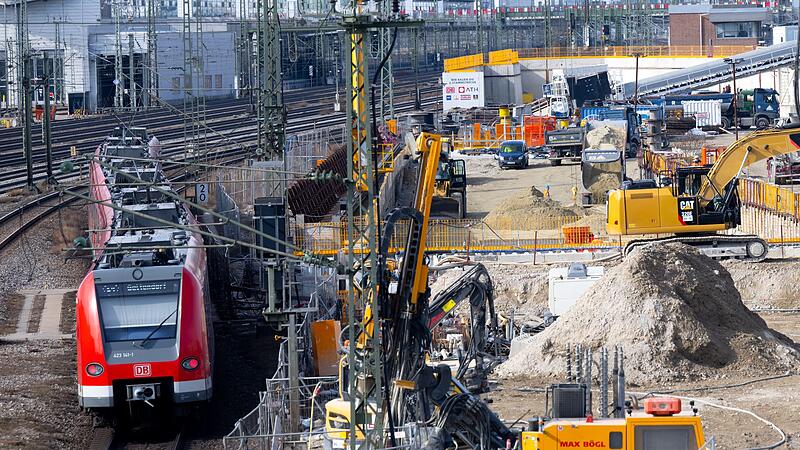 Baustelle der zweiten Stammstrecke in M&uuml;nchen