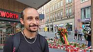 Chia Rabiei nach der Messerattacke in Würzburg