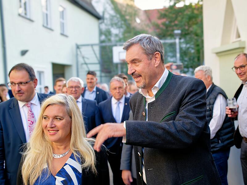 Söder und Huml feiern mit CSU BambergChristopher Street Day 2025 in Bamberg