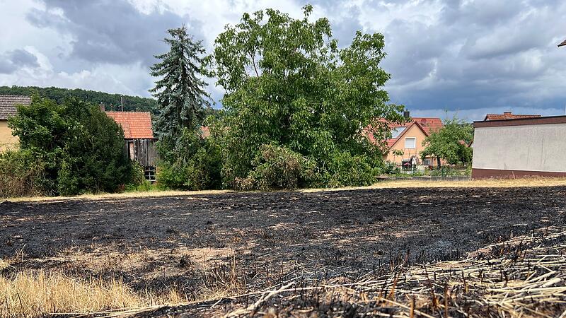 Grünfläche in Brand