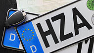 Wie ein HZA-Kennzeichen aussehen könnte, zeigt diese Fotomontage.