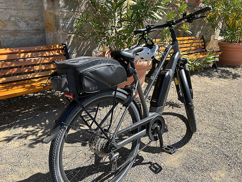 Das Fahrrad von Herrn Heublein.