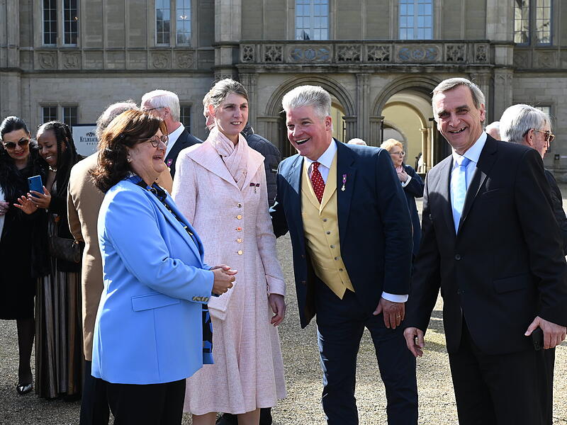 Gro&szlig;er Empfang in Coburg: Mehr als 200 geladene G&auml;ste gratulierten Andreas Prinz von Sachsen-Coburg und Gotha zum 80. Geburtstag.