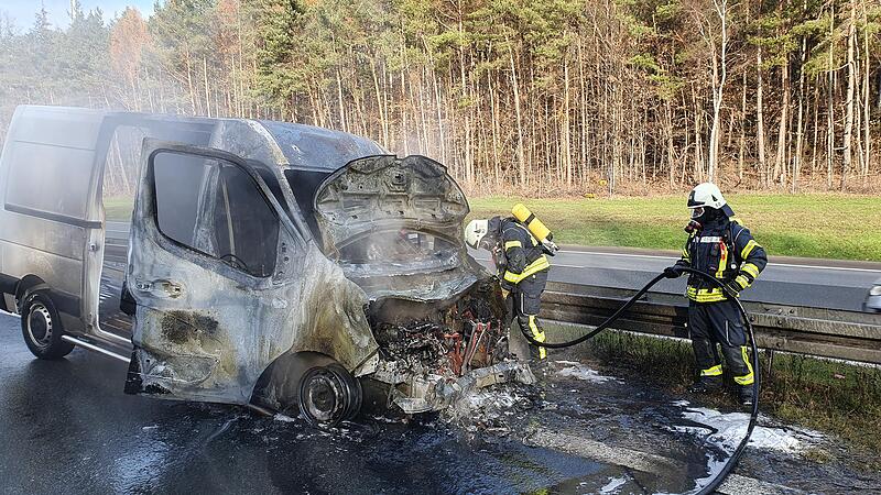 Die Feuerwehren aus Bad Brückenau und Schondra waren im Einsatz. Die Feuerwehren aus Bad Brückenau und Schondra waren im Einsatz.