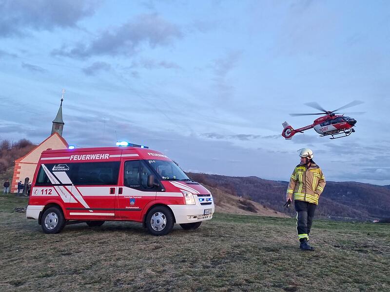 Die Feuerwehr wurde zu einem Einsatz auf dem Walberla gerufen.Forchheim & Fränkische Schweiz