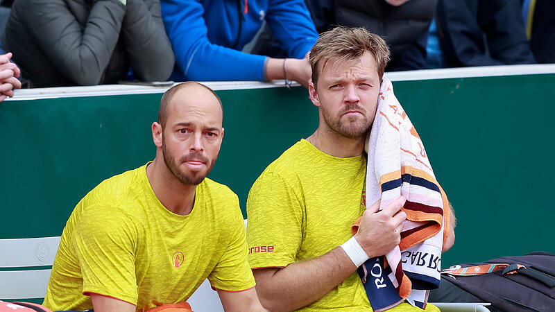 In Monte Carlo war für den Coburger Tennisprofi Kevin Krawietz (rechts) und seinen Doppelpartner Tim  Pütz am Freitagnachmittag nichts zu holen.
