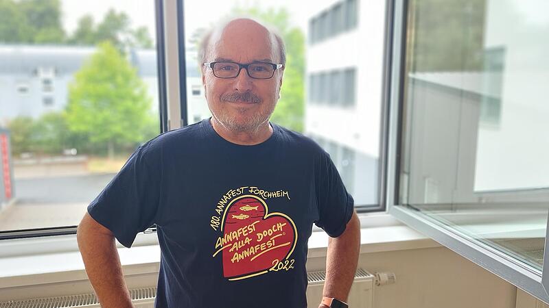 Ob er so viele T-Shirts hat wie es Annafesttage gibt? Nicht nur dar&uuml;ber hat Ulrich Raab exklusiv mit dem Fr&auml;nkischen Tag gesprochen.Forchheim & Fr&auml;nkische Schweiz
