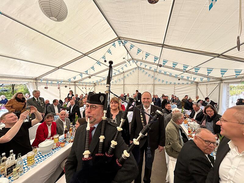 Verabschiedung von B&uuml;rgermeister Bernd Reisenweber in Ebersdorf bei Coburg