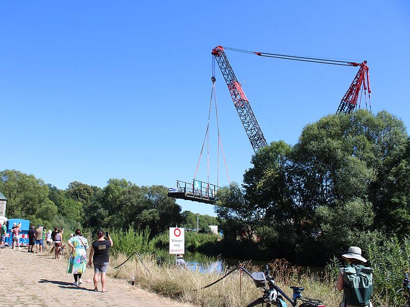 Mainbr&uuml;cke in Schw&uuml;rbitz