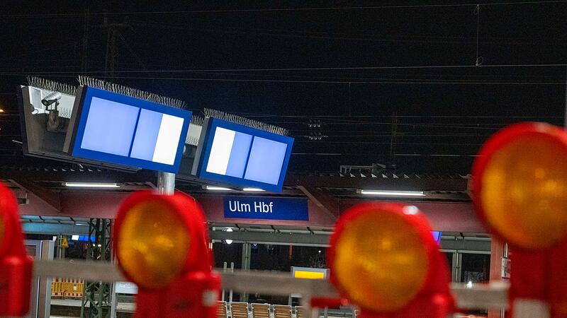 Bauarbeiten am Ulmer Hauptbahnhof