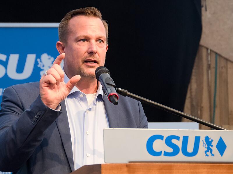 Feier 60 Jahre CSU Schondra mit Ministerpräsident Markus Söder: Axel Lagemann