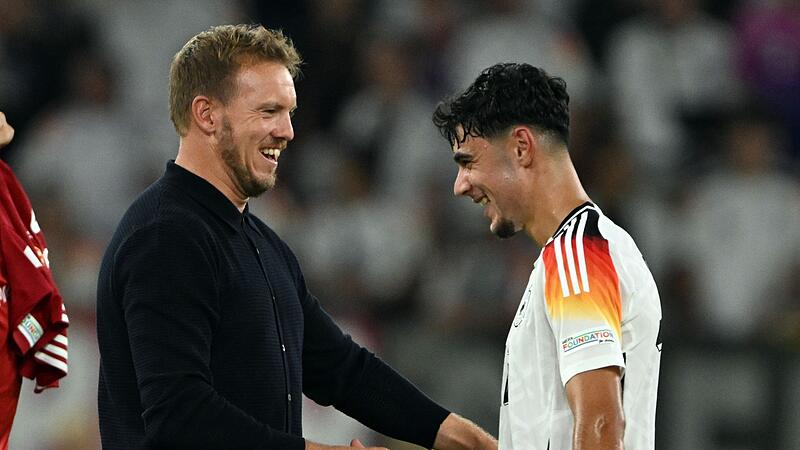 Julian Nagelsmann und Aleksandar Pavlovic