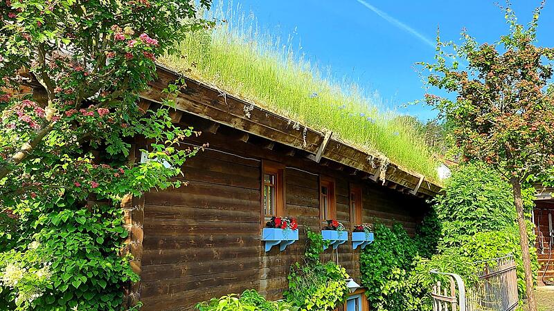 Eine Dachbegr&uuml;nung im Landkreis Bad Kissingen