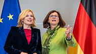 Bundestagspr&auml;sidentin Kl&ouml;ckner und Landtagspr&auml;sidentin Aigner