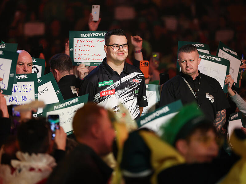 Gian van Veen erreichte bei der PDC-Weltmeisterschaft 2026 das Finale. Am 24. April kommen die Darts-Stars in die Bamberger Brose-Arena.