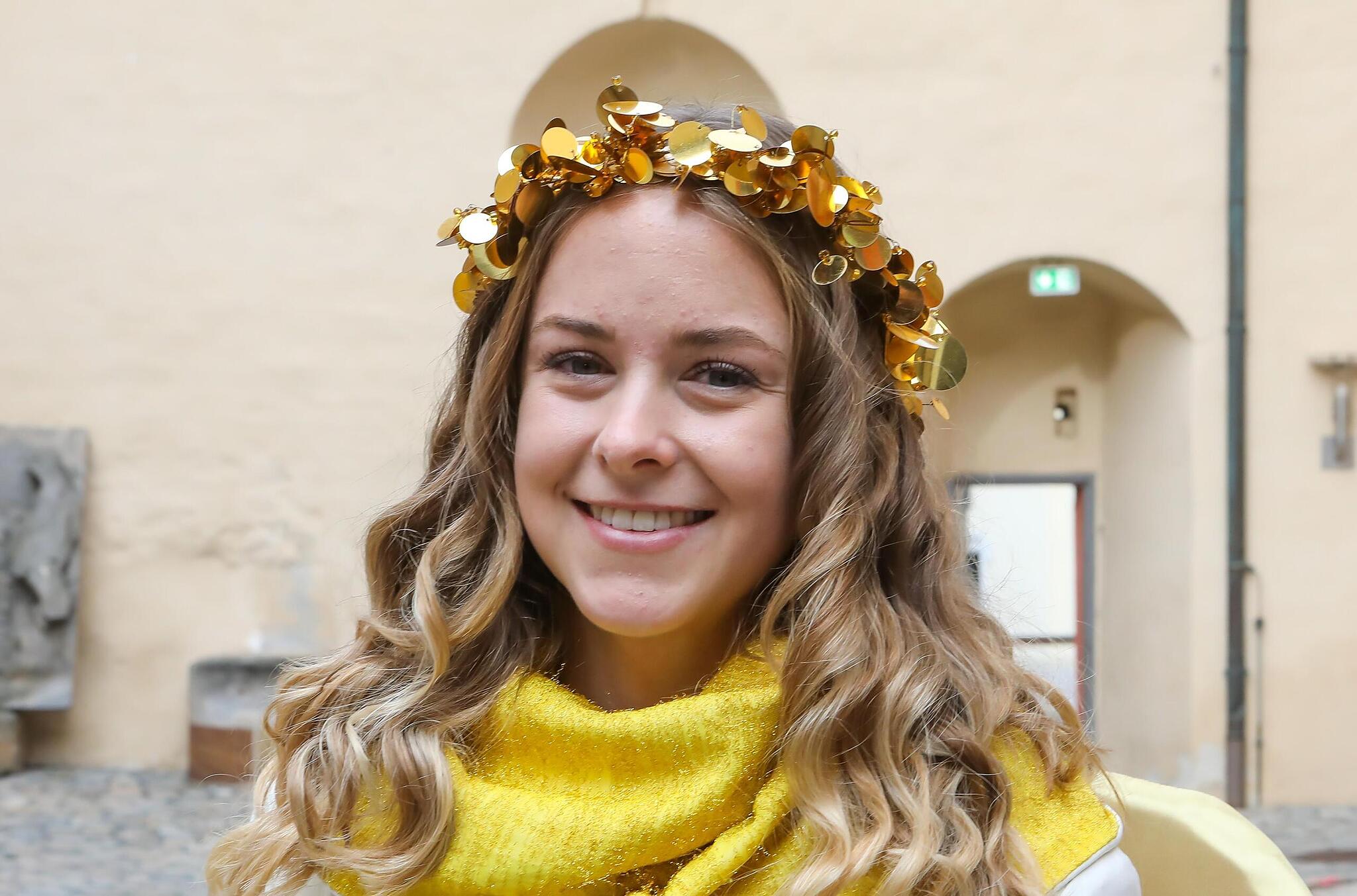 Weihnachtsengel Forchheim: Leonie Müller, Jana Dötzer, Hannah Stöhr
