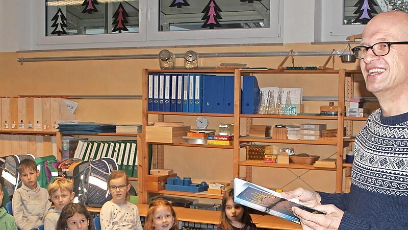 Die Kinder der Grundschule Wiesenthau hatten viel Spaß mit dem Autor Martin Muser.
