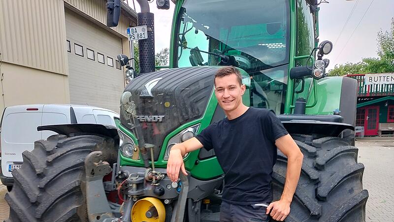 Paul Schlund arbeitet mit viel Herzblut in seinem landwirtschaftlichen Betrieb.