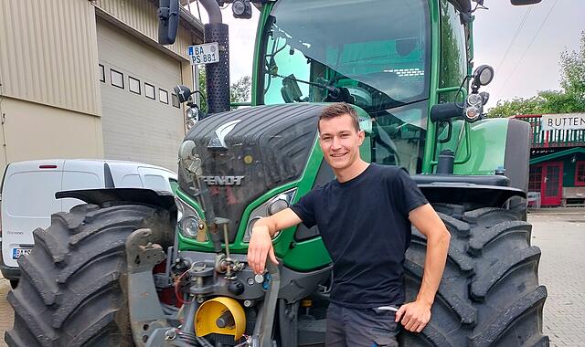 Paul Schlund arbeitet mit viel Herzblut in seinem landwirtschaftlichen Betrieb.