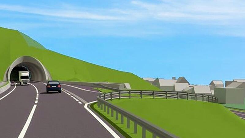 Der Bau des Kauerndorfer Tunnels ist l&auml;ngst beschlossen, aber immer noch umstritten.