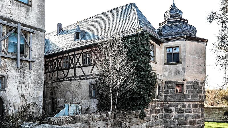 Wird es schon bald aus dem jahrelangen Dornr&ouml;schenschlaf geweckt? Das Schloss in Ebelsbach